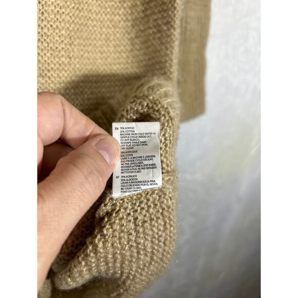 RD Style Turtleneck Sweater Dress XS Tan - Picture 8 of 10